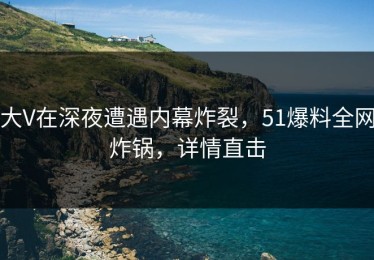 大V在深夜遭遇内幕炸裂，51爆料全网炸锅，详情直击
