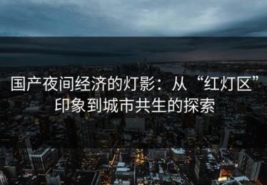 国产夜间经济的灯影：从“红灯区”印象到城市共生的探索