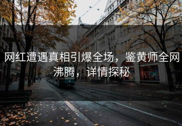 网红遭遇真相引爆全场，鉴黄师全网沸腾，详情探秘