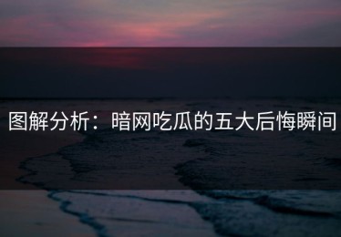 图解分析：暗网吃瓜的五大后悔瞬间