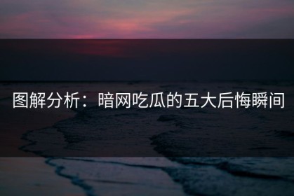 图解分析：暗网吃瓜的五大后悔瞬间
