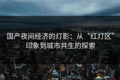 国产夜间经济的灯影：从“红灯区”印象到城市共生的探索